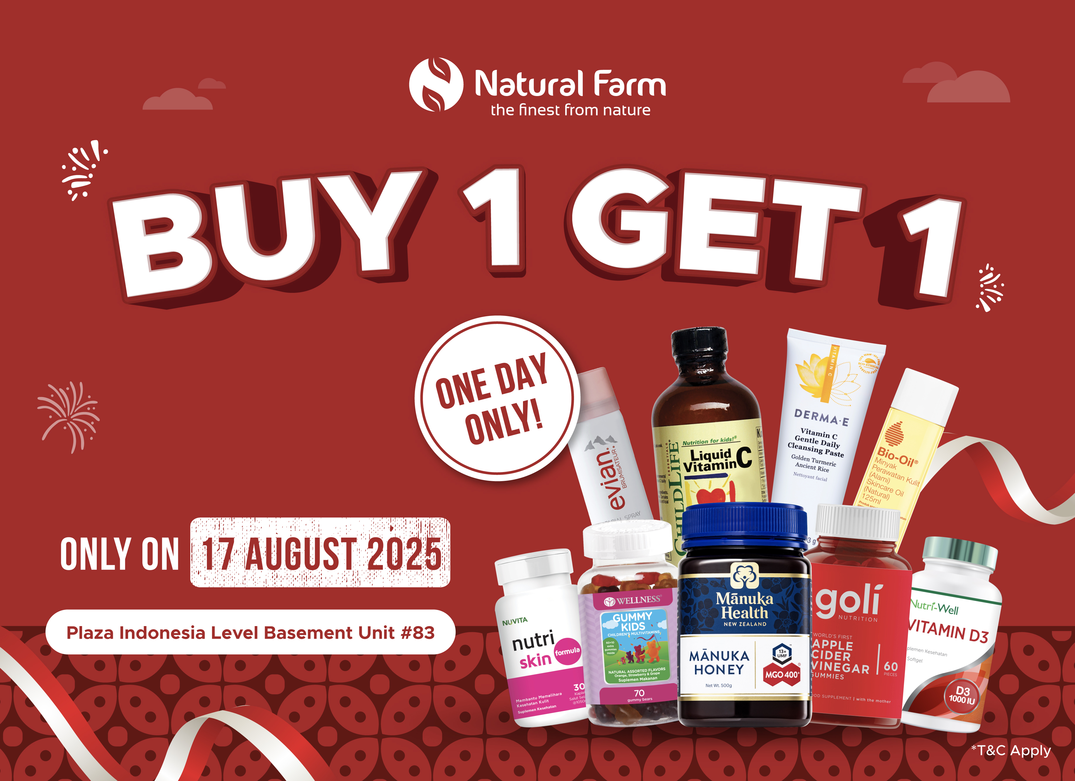 BUY 1 GET 1 - ONE DAY ONLY!